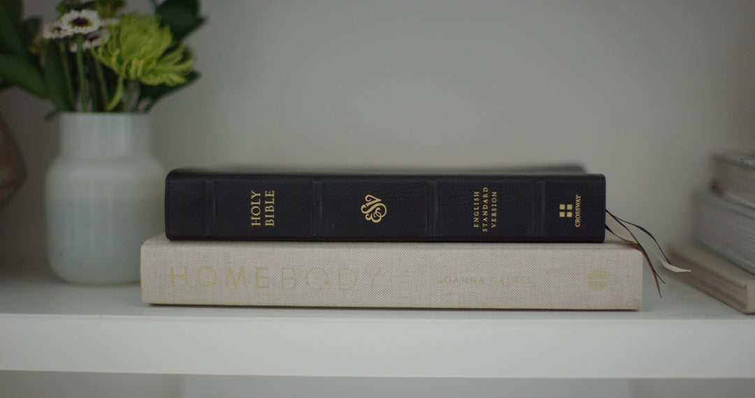 ESV Heirloom Bible, Omega Edition Goatskin, Black