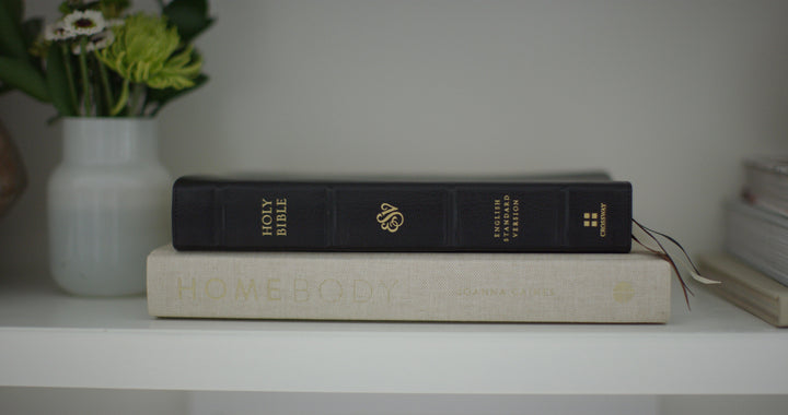 ESV Heirloom Bible, Omega Edition Goatskin, Black
