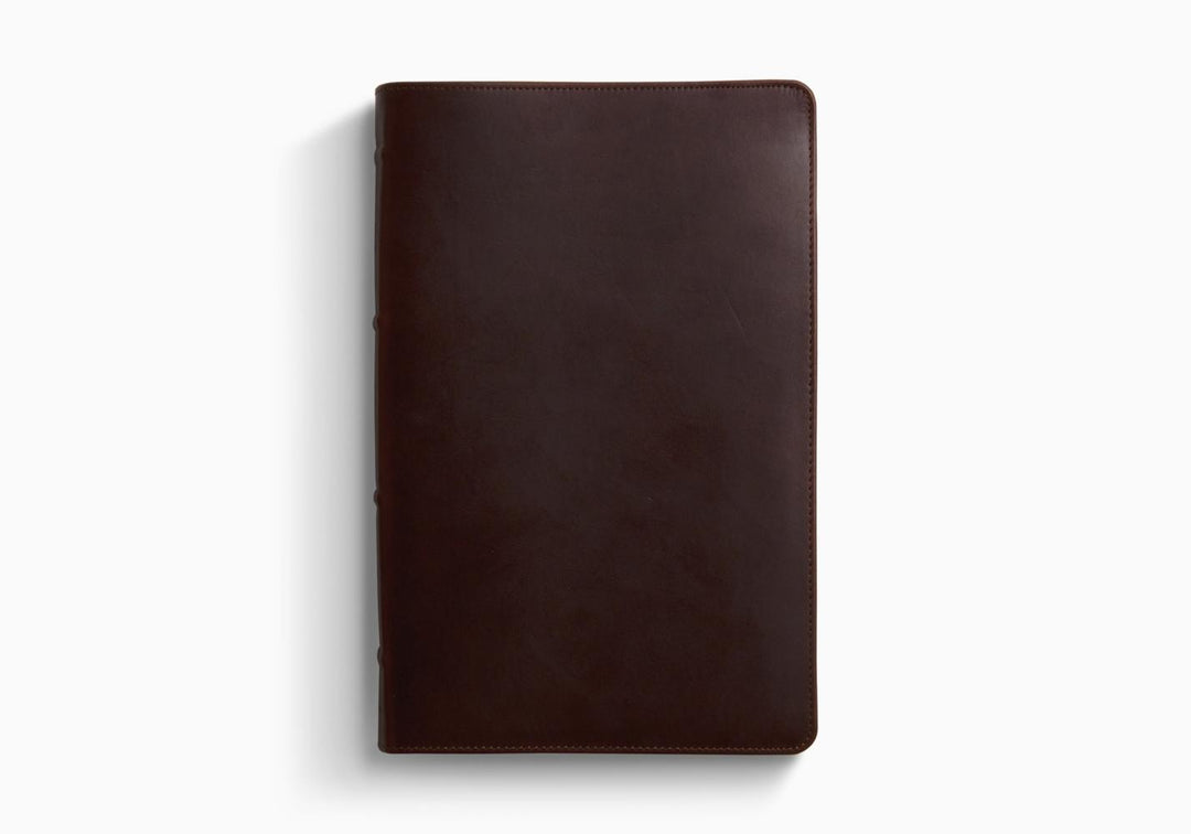 ESV Heirloom Bible, Alpha Edition Wellington Leather, Brown