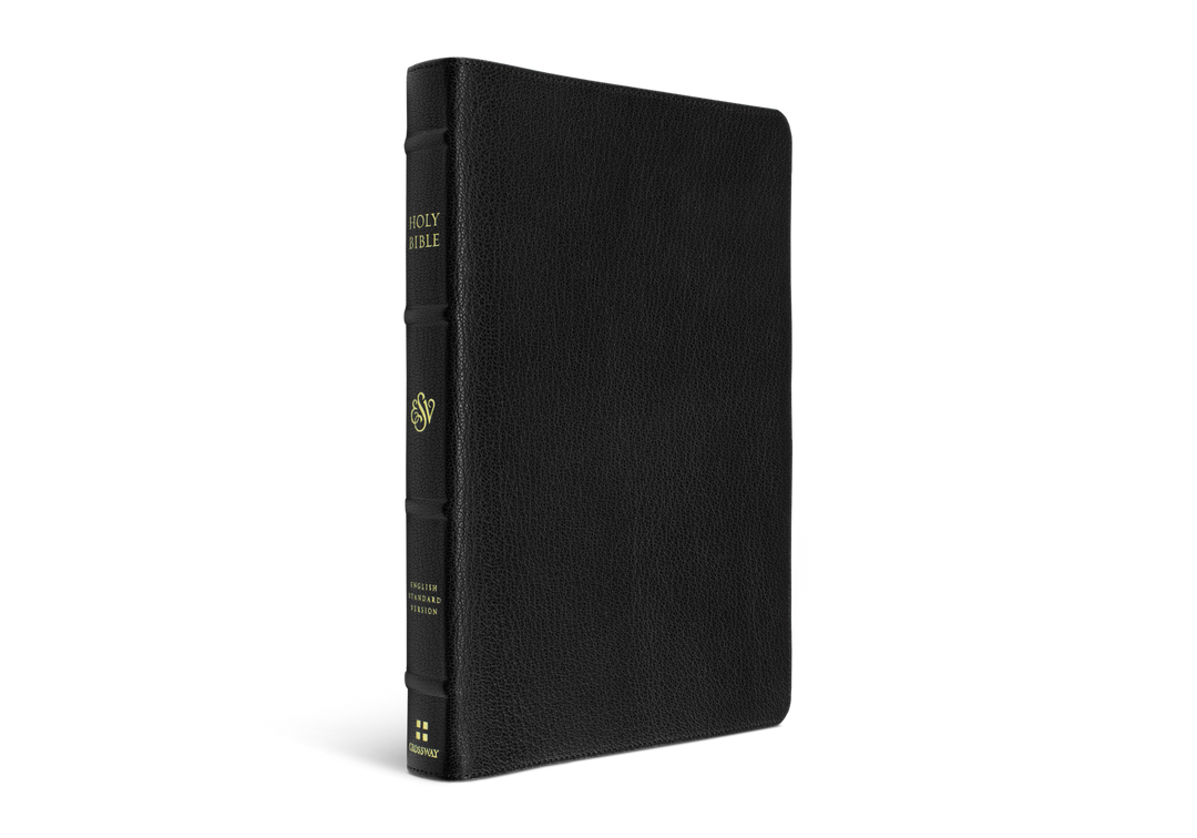ESV Heirloom Bible, Omega Edition Goatskin, Black