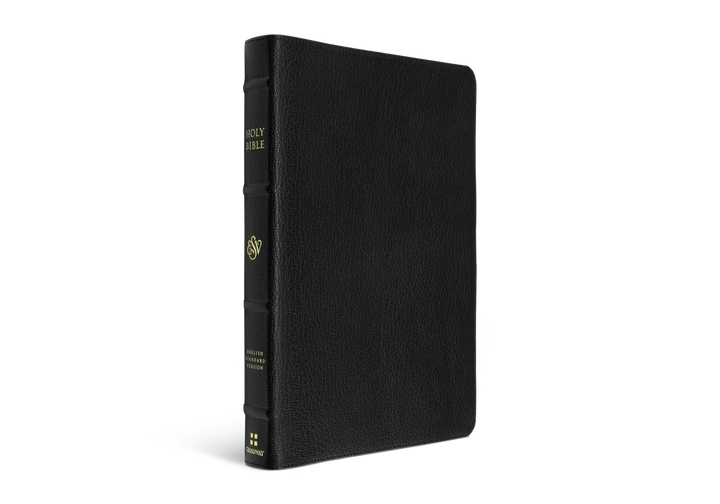 ESV Heirloom Bible, Omega Edition Goatskin, Black