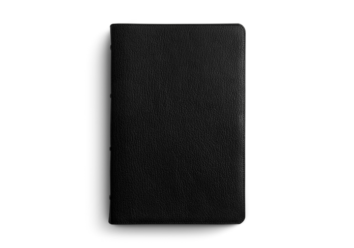 ESV Heirloom Bible, Omega Edition Goatskin, Black