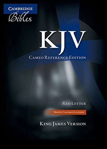 Cambridge KJV Cameo Reference Bible, Brown Calfskin Leather