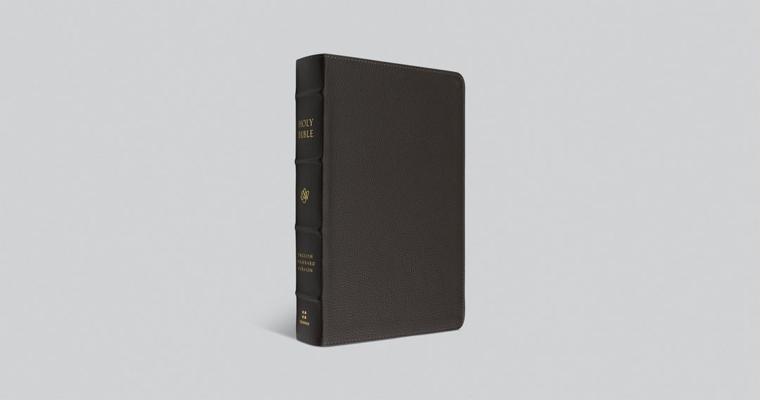 Buffalo Leather ESV Large Print Personal Size Bible - Chapter House Leather
