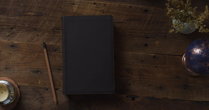 Buffalo Leather ESV Large Print Personal Size Bible - Chapter House Leather