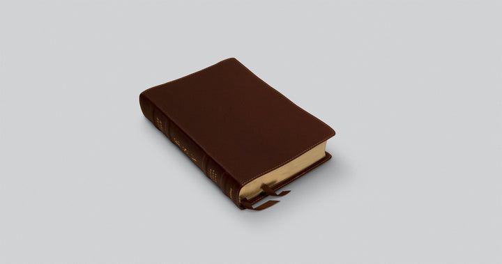 ESV Study Bible in Deep Brown Cowhide