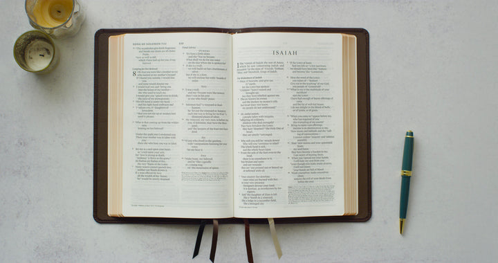 ESV Heirloom Bible, Omega Edition Goatskin, Black