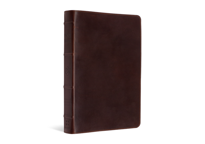 ESV Heirloom Bible, Alpha Edition Wellington Leather, Brown