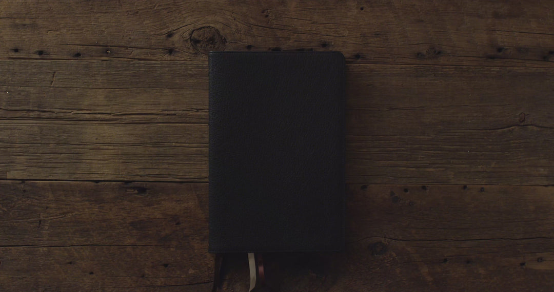 ESV Heirloom Bible, Omega Edition Goatskin, Black