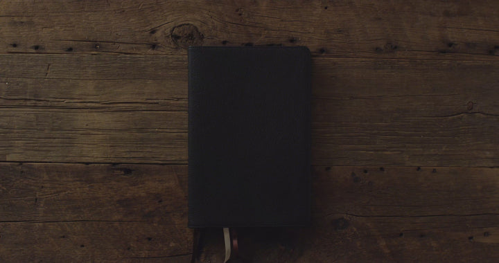 ESV Heirloom Bible, Omega Edition Goatskin, Black