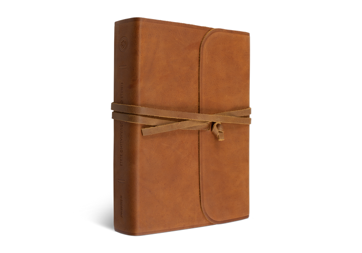 ESV Single Column Leather Journaling Bible - Large Print, Personalized - Chapter House Leather