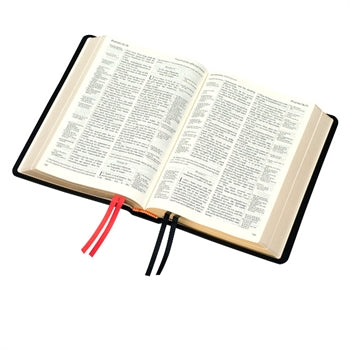 TBS KJV Leather Bible Westminster Reference Bible, Black Calfskin