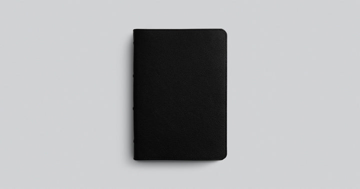 ESV Heirloom Bible, Alpha Edition Goatskin, Black