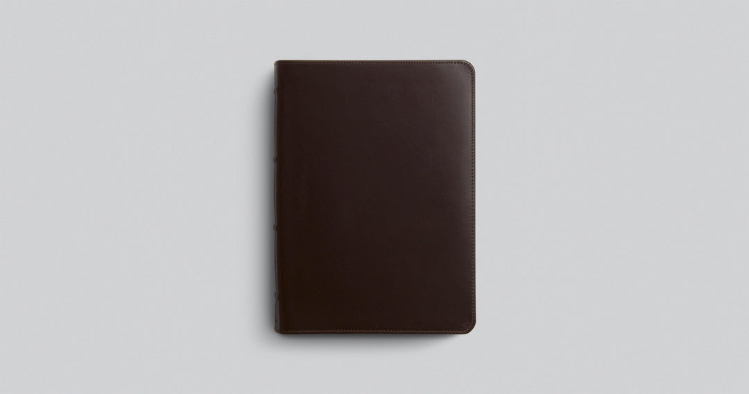 ESV Heirloom Bible, Alpha Edition Wellington Leather, Brown