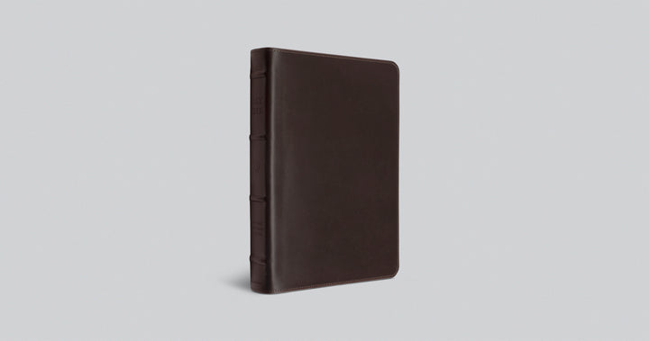 ESV Heirloom Bible, Alpha Edition Wellington Leather, Brown