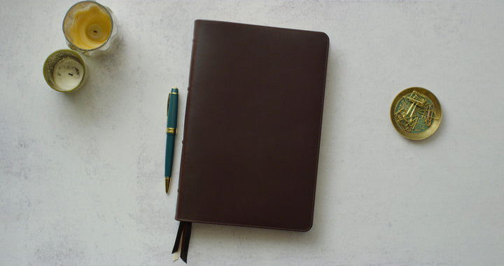 ESV Heirloom Bible, Omega Edition Wellington Leather, Brown