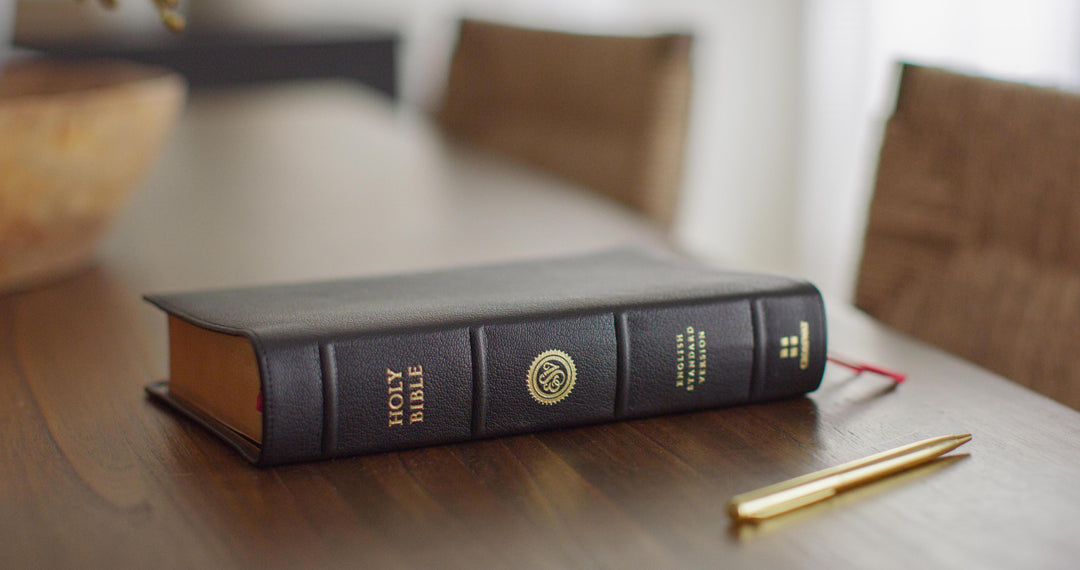ESV Heirloom Bible, Veritas: Single Column Edition Goatskin, Black