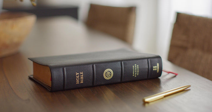 ESV Heirloom Bible, Veritas: Single Column Edition Goatskin, Black
