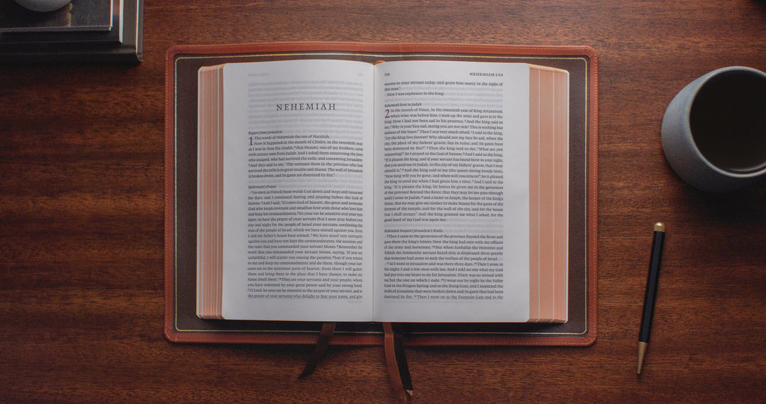 ESV Heirloom Bible, Veritas: Single Column Edition Cowhide, British Tan, Full Yapp