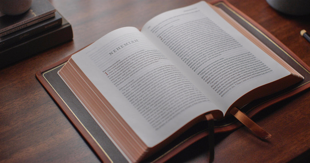 ESV Heirloom Bible, Veritas: Single Column Edition Cowhide, British Tan, Full Yapp