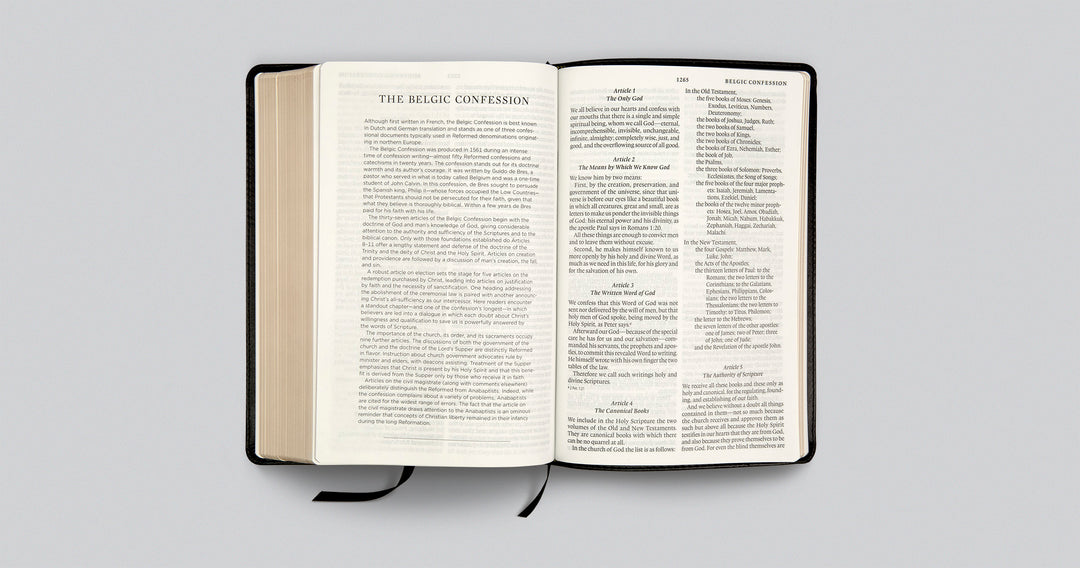 ESV Bible with Creeds and Confessions - Chapter House Leather