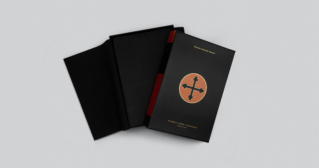 ESV Bible with Creeds and Confessions Goatskin, Black