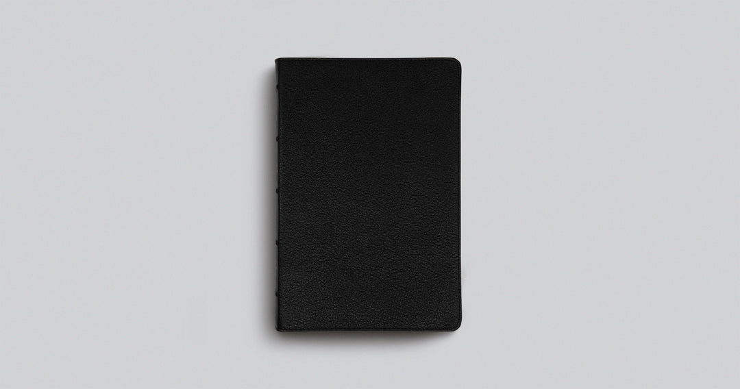 ESV Bible with Creeds and Confessions Goatskin, Black