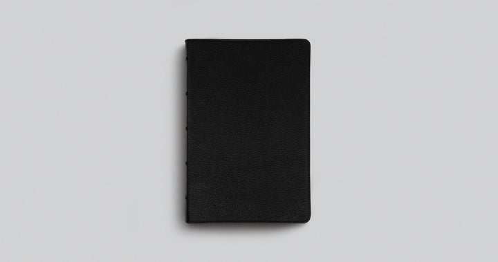 ESV Bible with Creeds and Confessions Goatskin, Black
