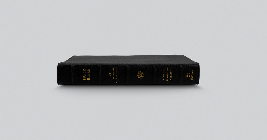ESV Bible with Creeds and Confessions Goatskin, Black