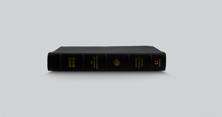ESV Bible with Creeds and Confessions Goatskin, Black