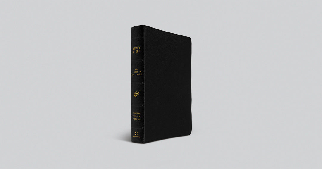 ESV Bible with Creeds and Confessions Goatskin, Black