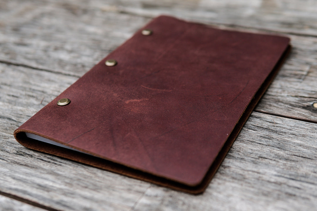 Custom Leather Menu - 8.5 x 5.5