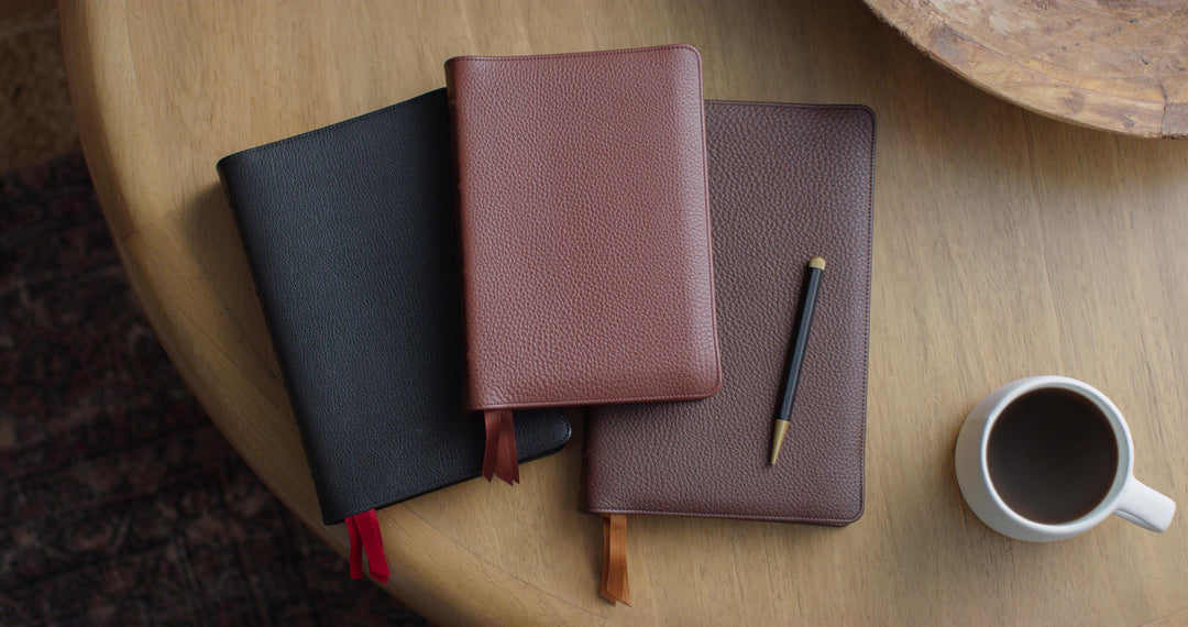 ESV Heirloom Bible, Alpha: Personal Size Edition Calfskin, Mahogany