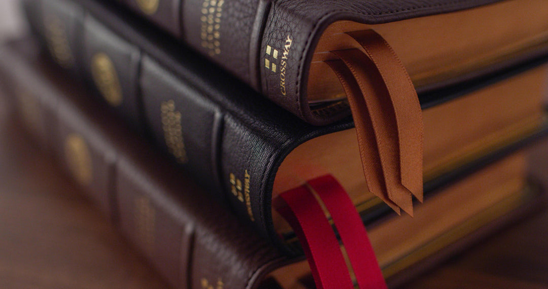 ESV Heirloom Bible, Gloria Dei: Single Column Edition Calfskin, Mahogany