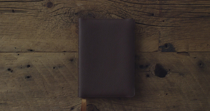 ESV Heirloom Bible, Alpha: Personal Size Edition Calfskin, Mahogany