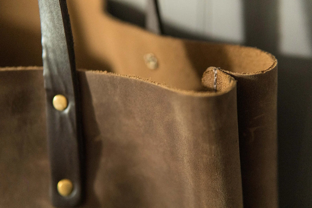 The Chapter House Leather Tote Bag - Rustic Brown - Chapter House Leather